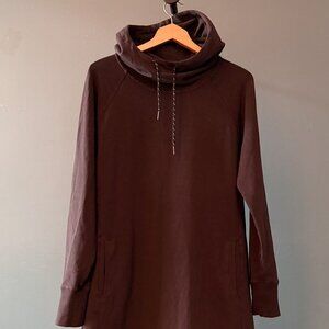American Giant Black Hoodie Dress